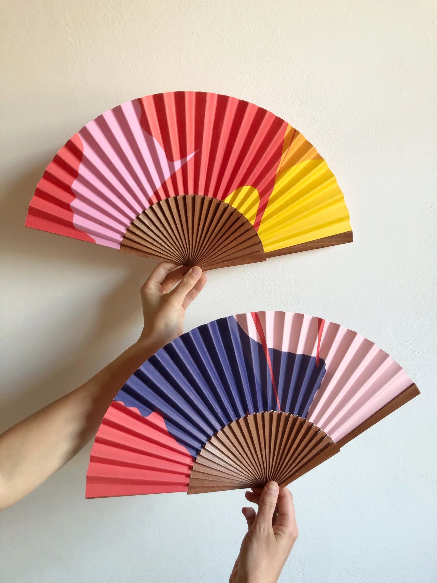 Handmade Folding Paper Fan